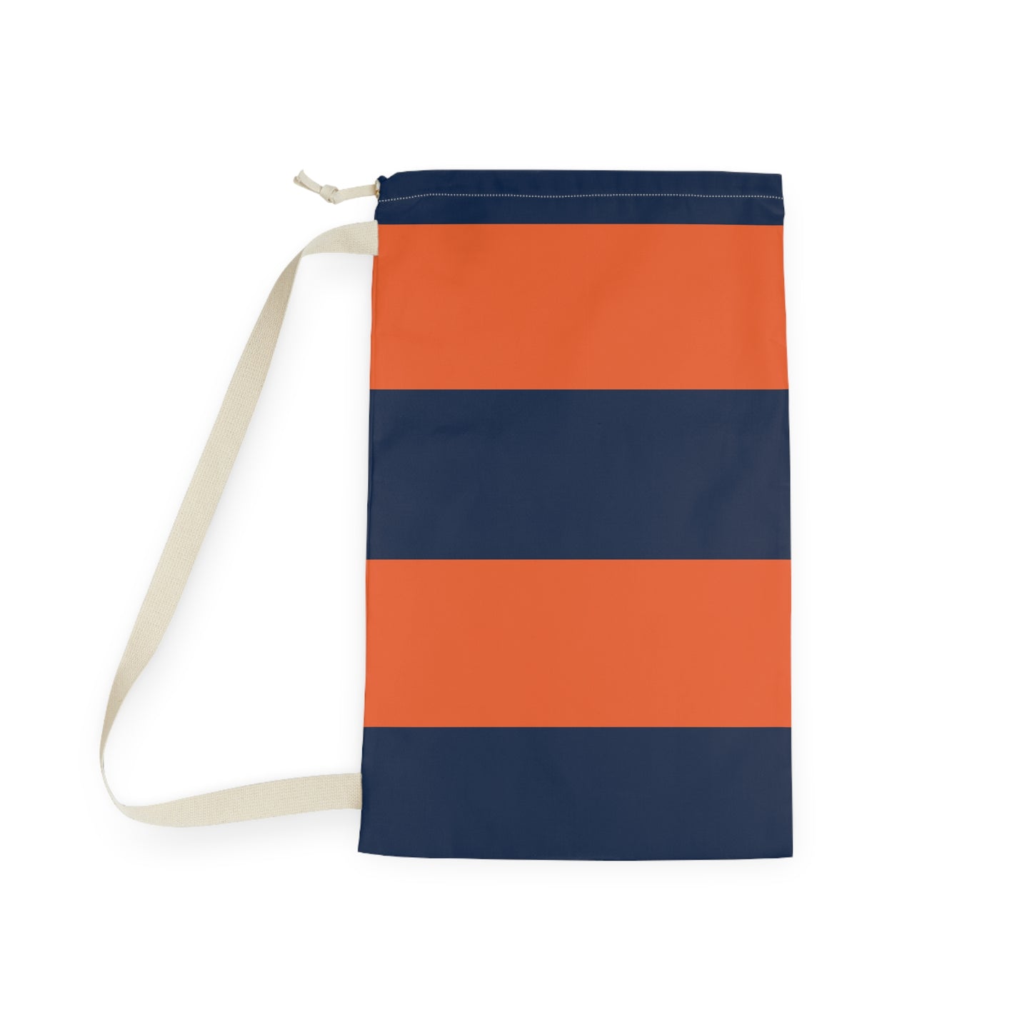 Stylish Striped Laundry Bag - Modern Design for Home & Travel