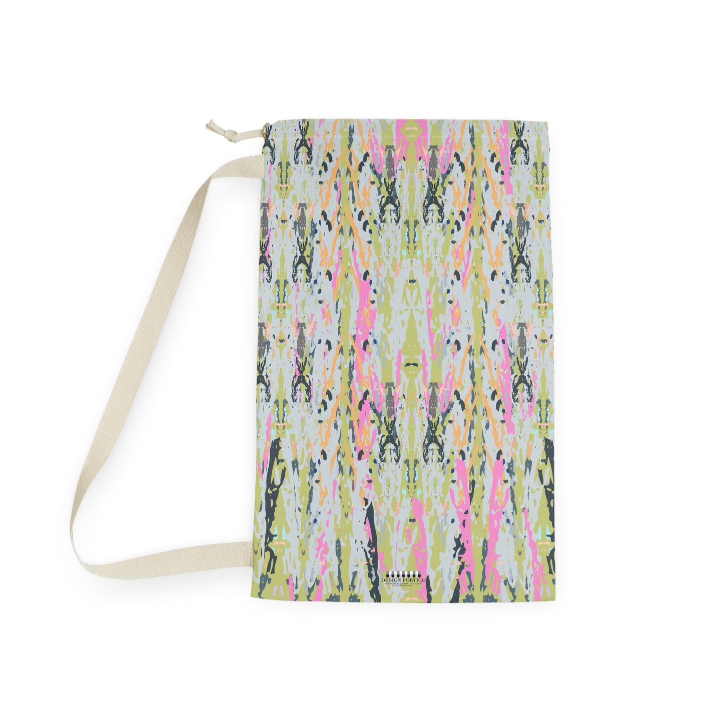 Vibrant Abstract Laundry Bag - Stylish and Functional for Home or Travel