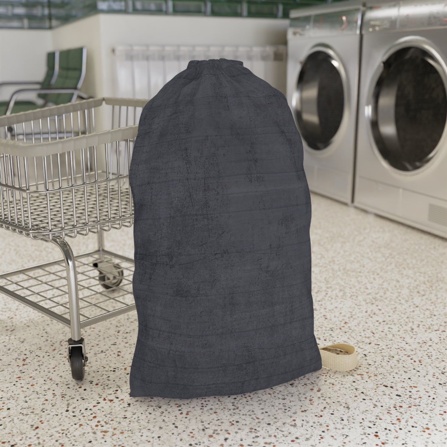 Stylish Canvas Laundry Bag with Zipper – Modern Home Organizer