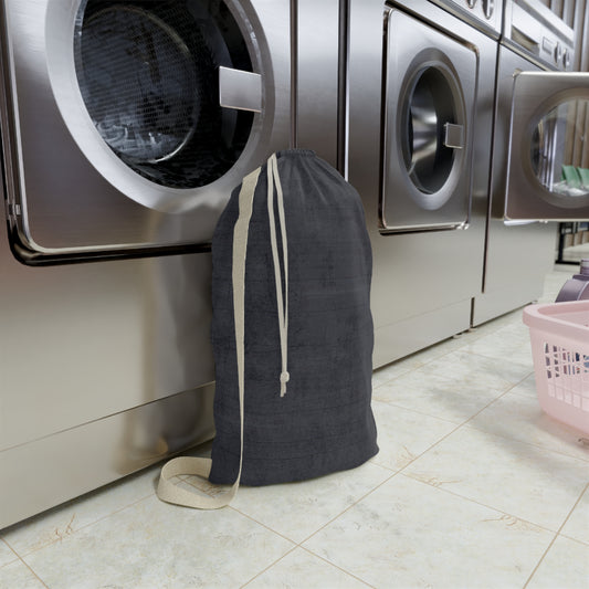Stylish Canvas Laundry Bag with Zipper – Modern Home Organizer