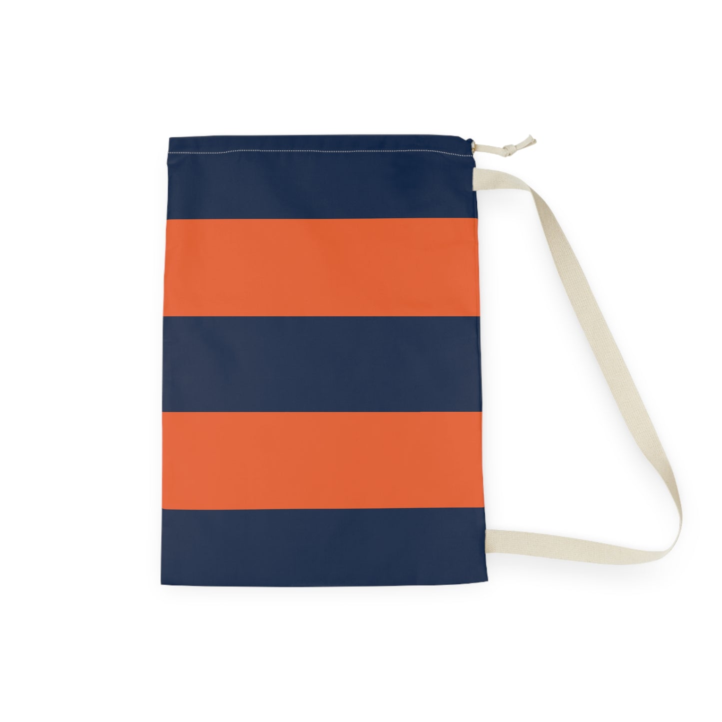 Stylish Striped Laundry Bag - Modern Design for Home & Travel