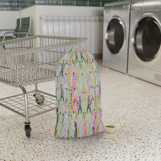 Vibrant Abstract Laundry Bag - Stylish and Functional for Home or Travel
