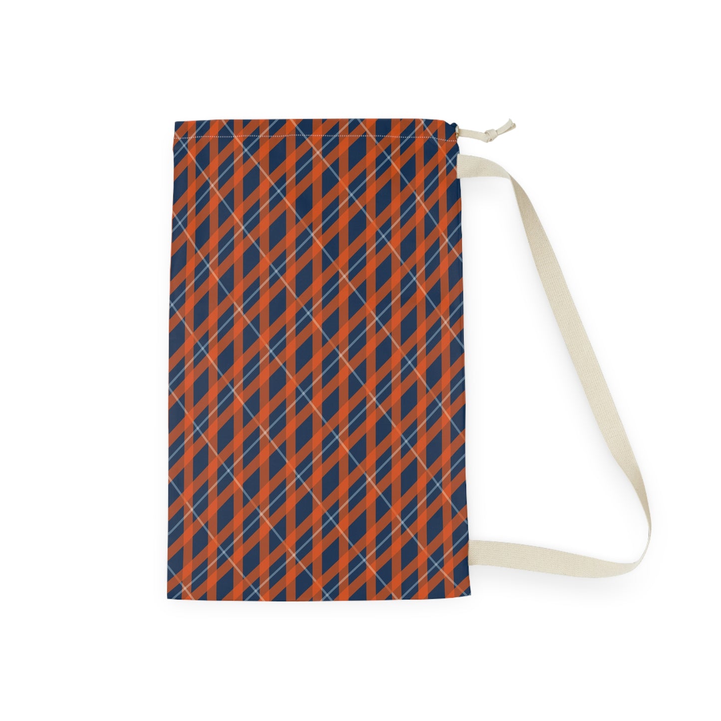 Stylish Plaid Laundry Bag - Modern Home Organization