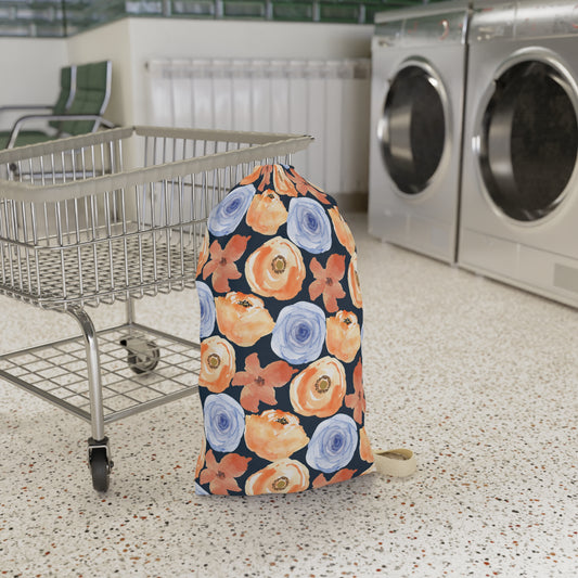 Multicolor Floral Laundry Bag