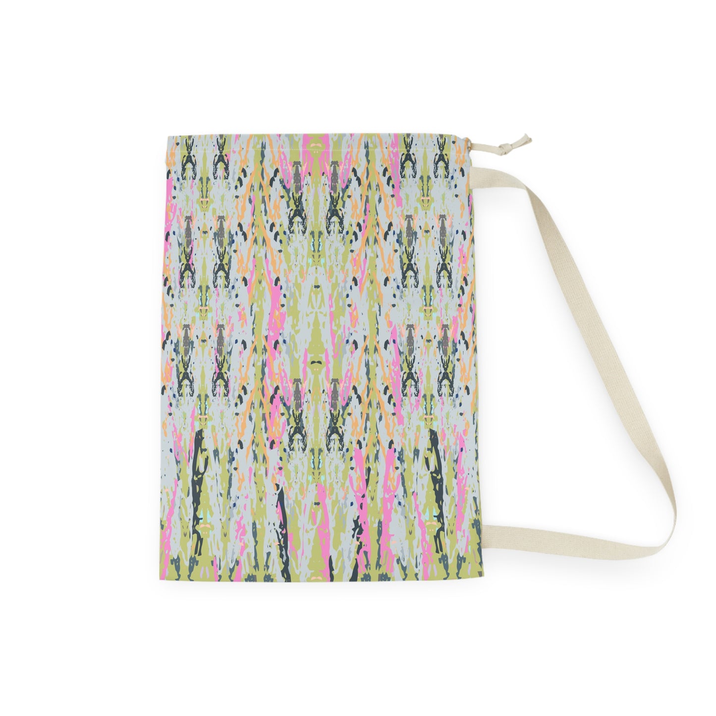 Vibrant Abstract Laundry Bag - Stylish and Functional for Home or Travel