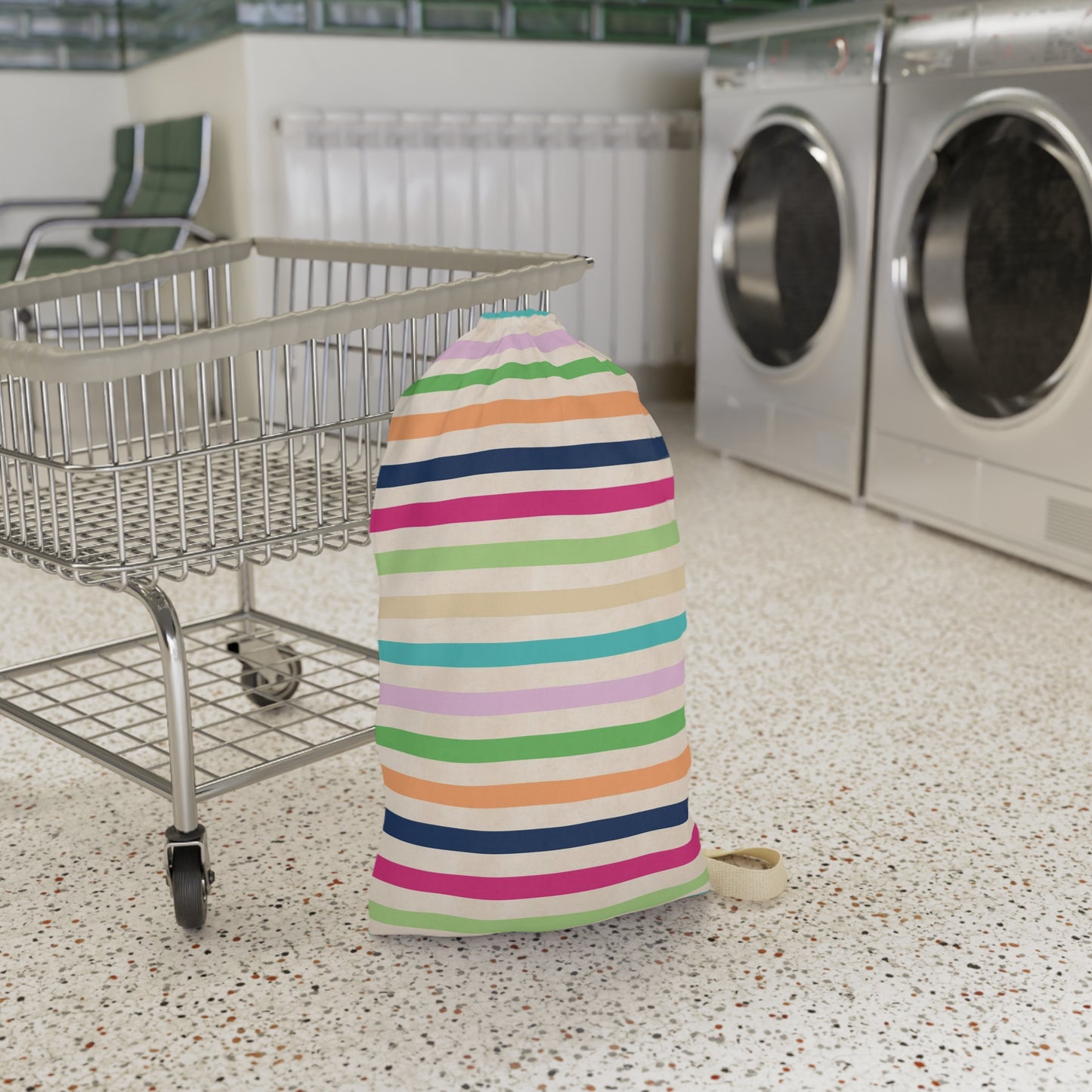 Fun Stripes Laundry Bag