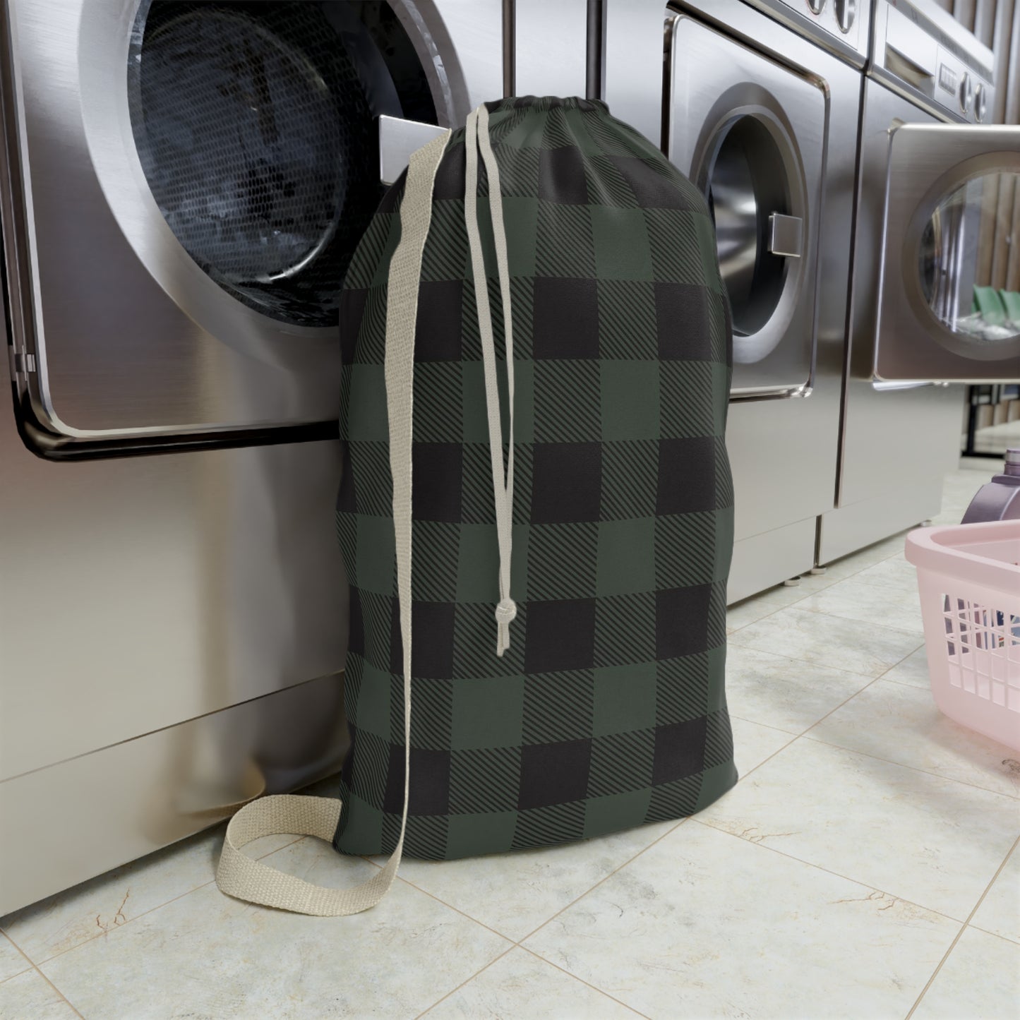 Buffalo Check Laundry Bag