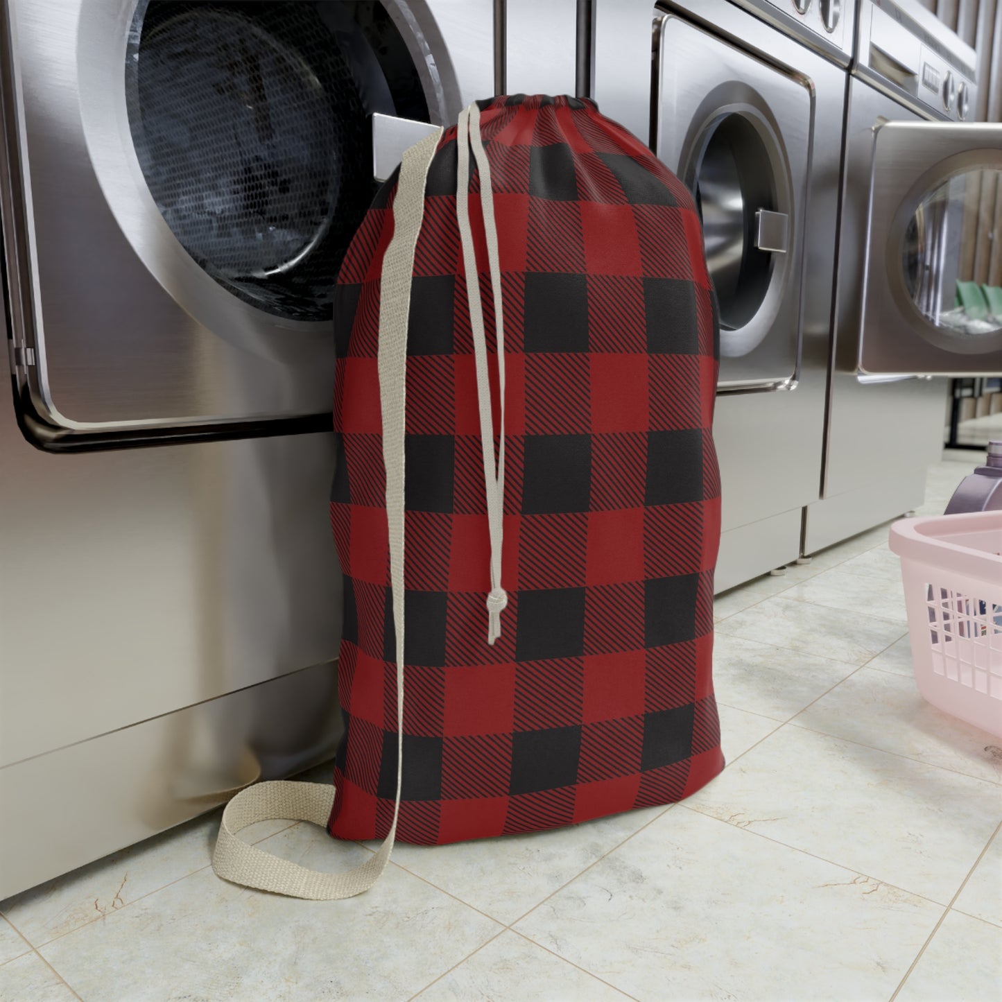 Buffalo Check Laundry Bag