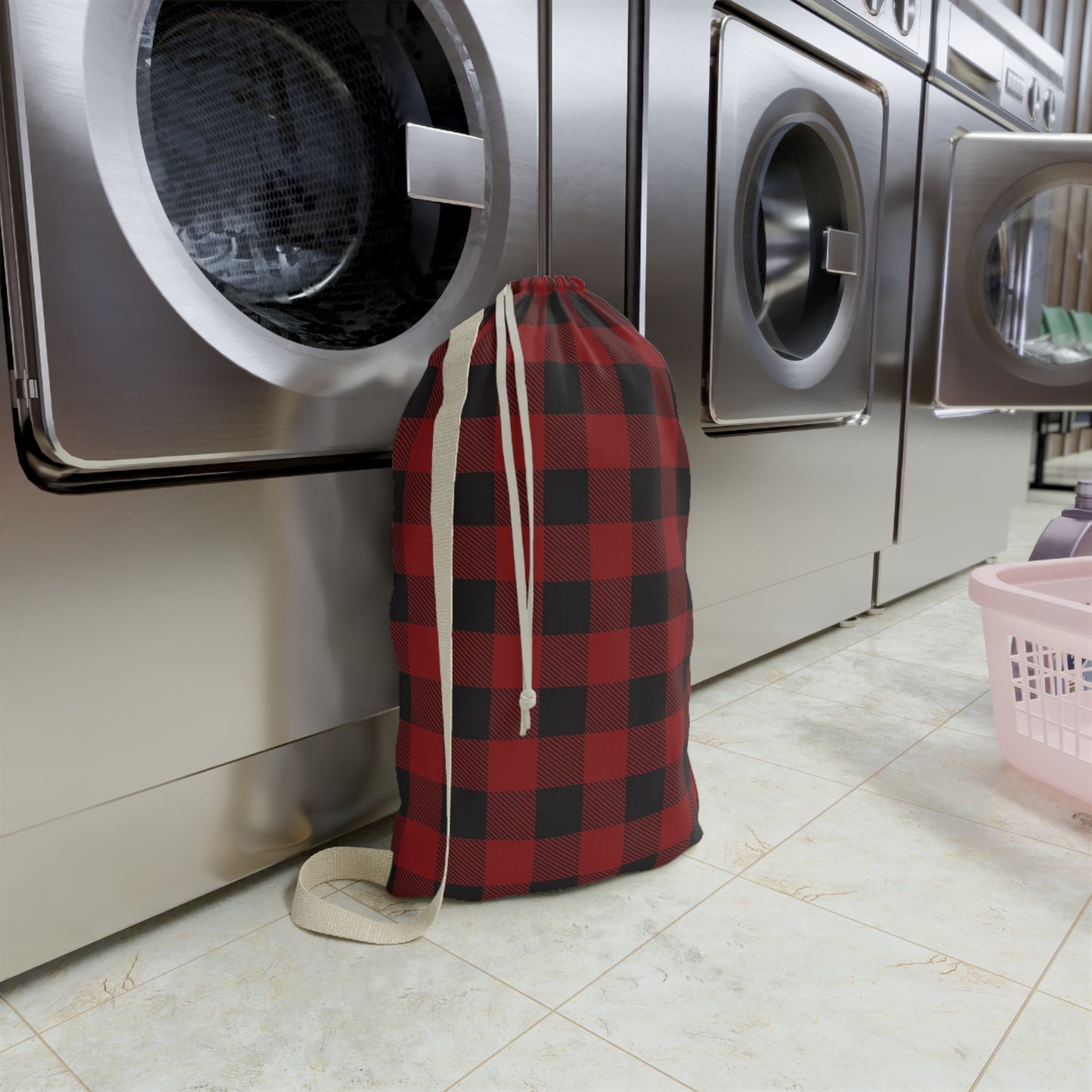 Buffalo Check Laundry Bag