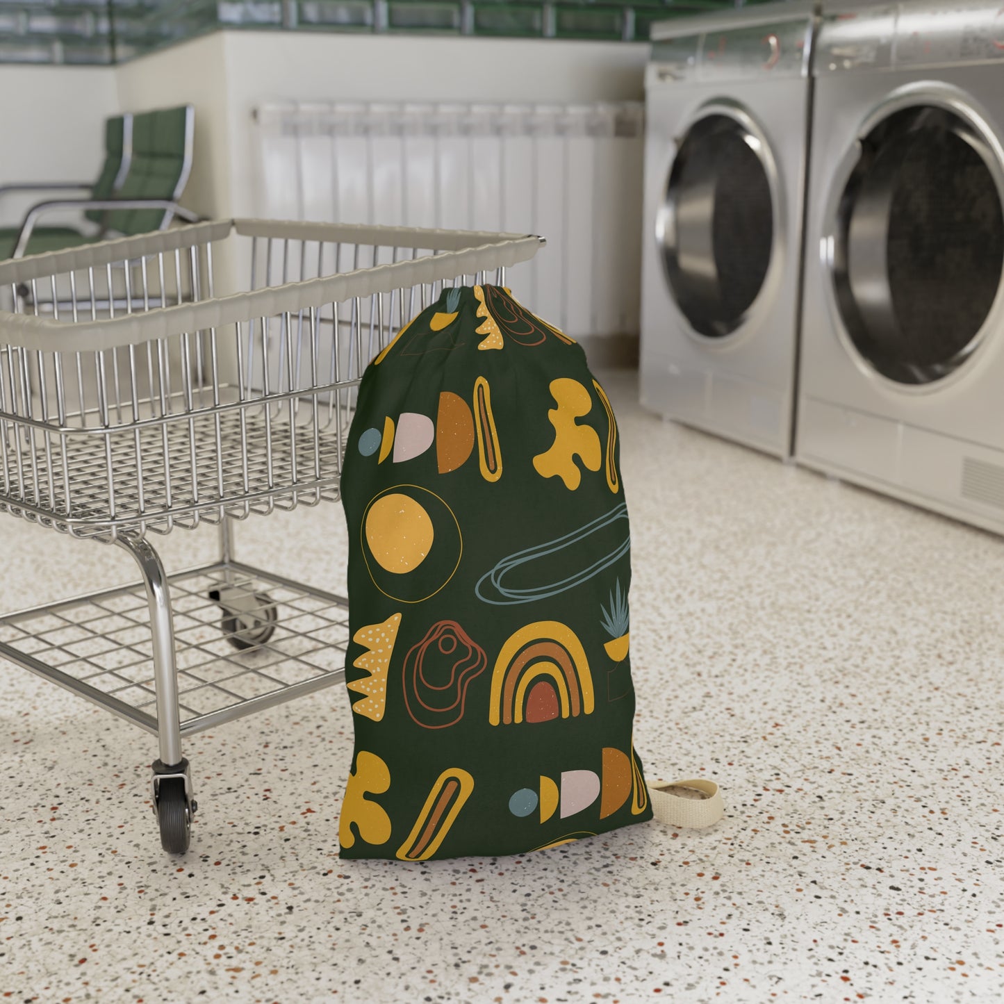 Modern Shapes Laundry Bag