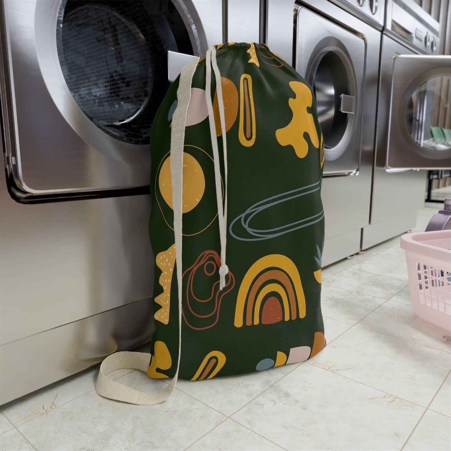 Modern Shapes Laundry Bag