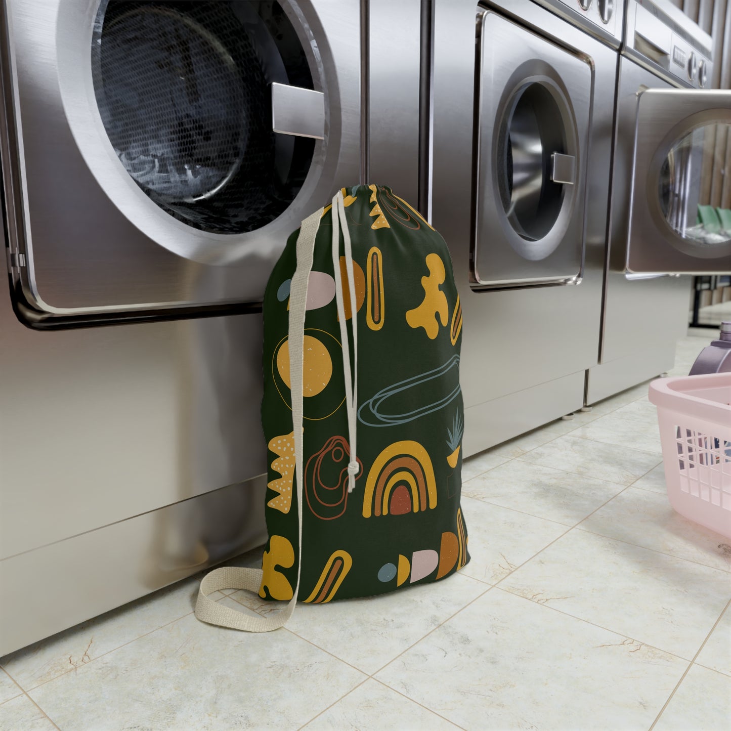 Modern Shapes Laundry Bag