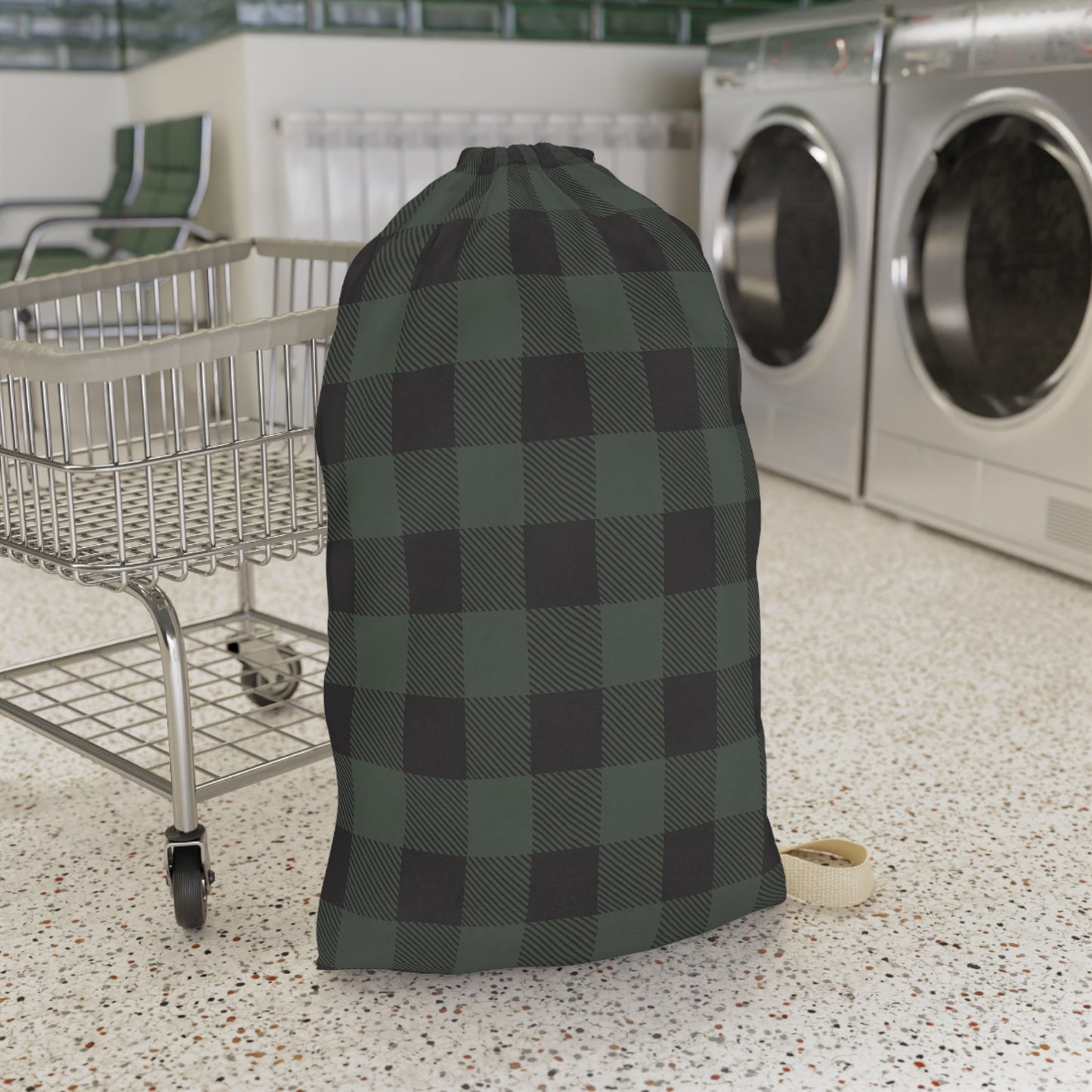 Buffalo Check Laundry Bag