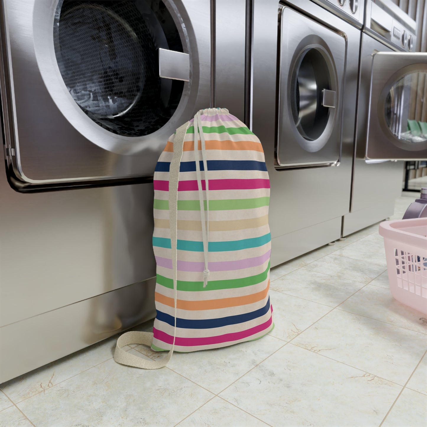 Fun Stripes Laundry Bag