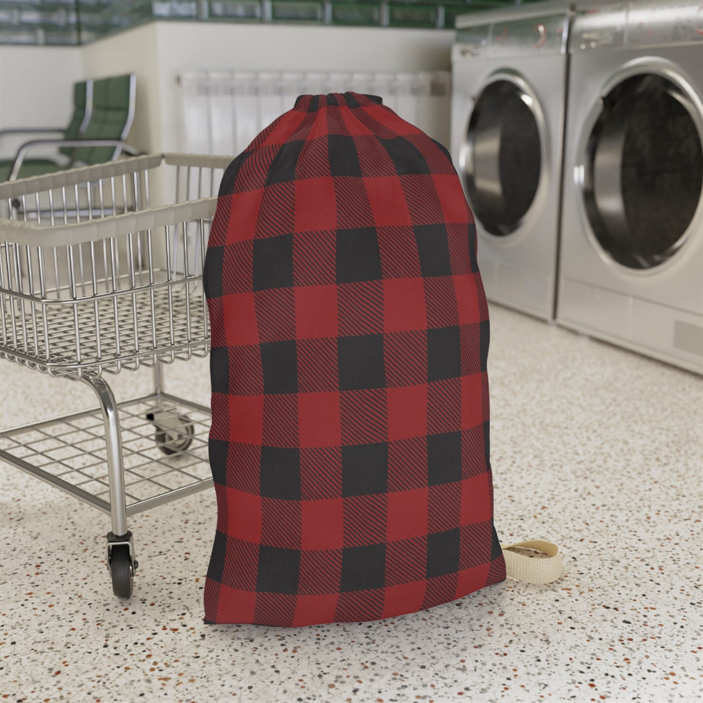 Buffalo Check Laundry Bag