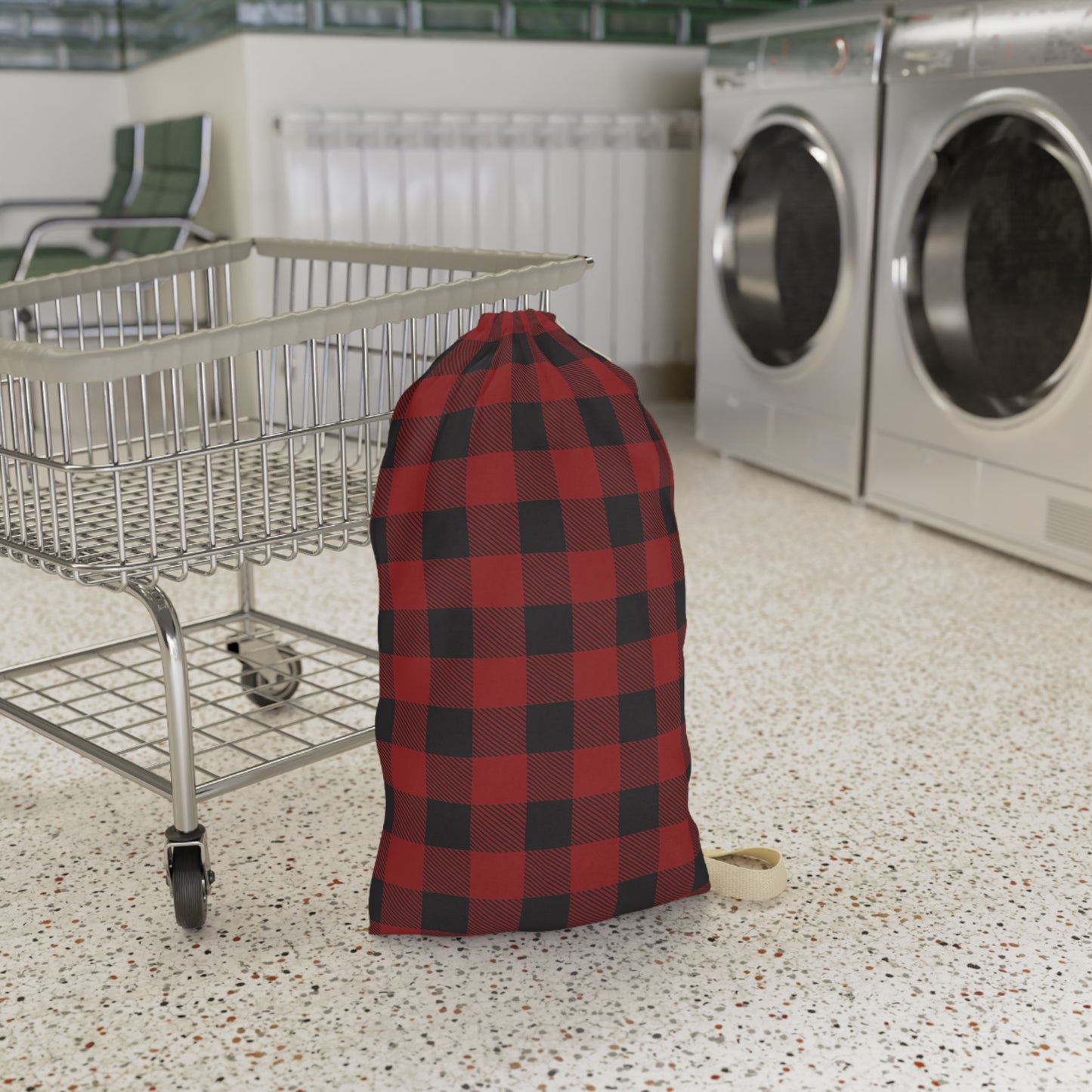 Buffalo Check Laundry Bag
