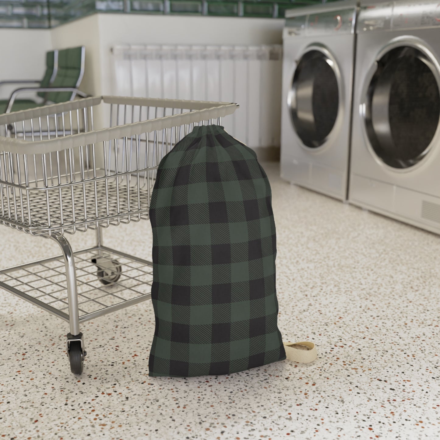 Buffalo Check Laundry Bag