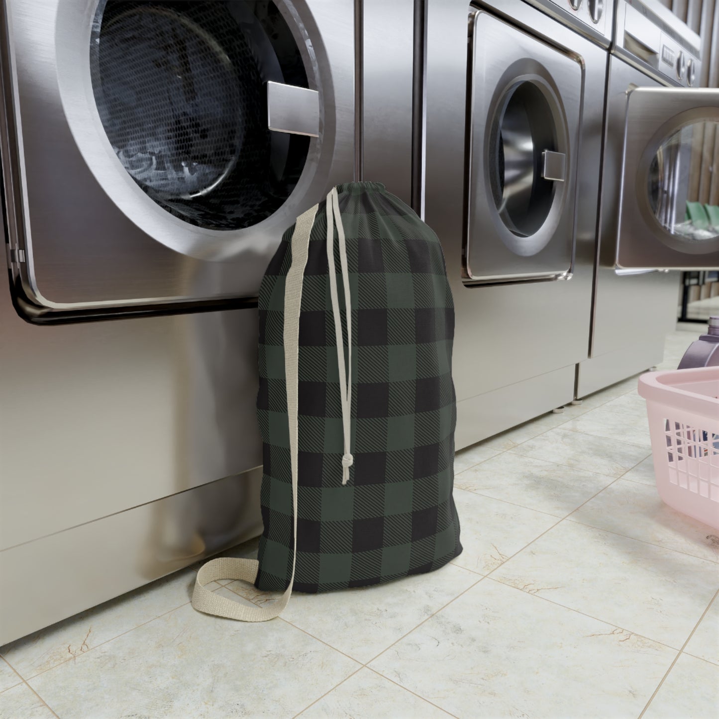 Buffalo Check Laundry Bag