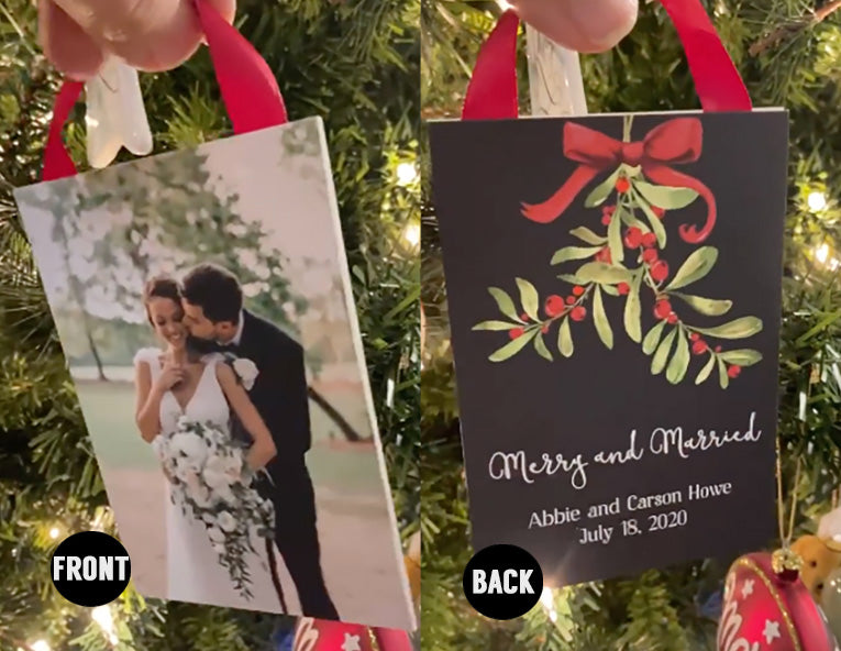 Custom Photo Christmas Ornament