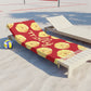 Elegant Boho Beach Towel with Floral Design