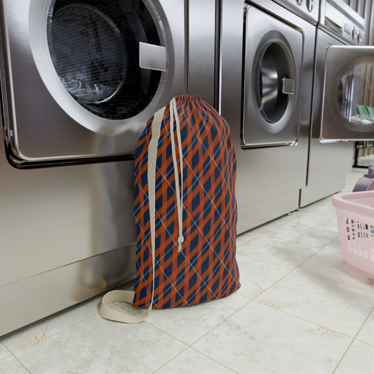 Stylish Plaid Laundry Bag - Modern Home Organization