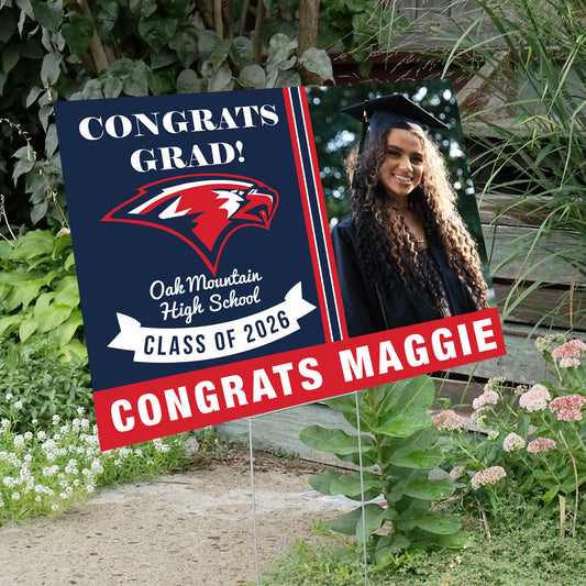 Oak Mountain Graduation Yard Sign