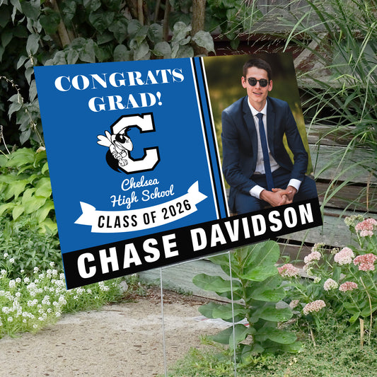 Chelsea Graduation Yard Sign
