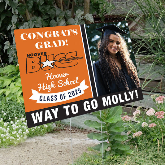 Hoover Graduation Yard Sign