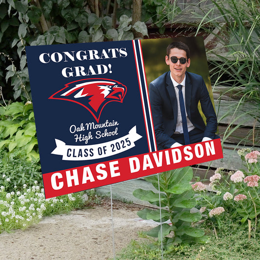 Oak Mountain Graduation Yard Sign