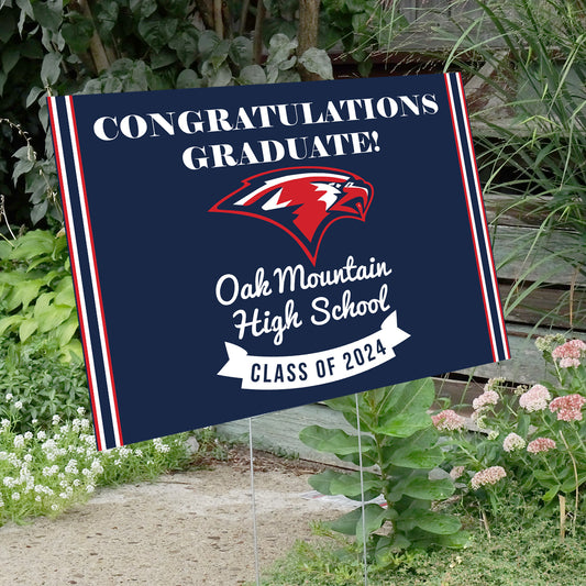 Non-personalized Oak Mountain Graduation Yard Sign
