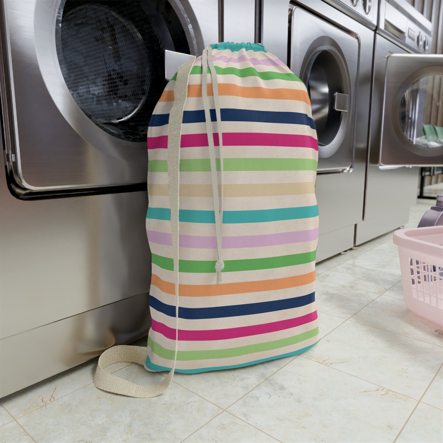 Fun Stripes Laundry Bag