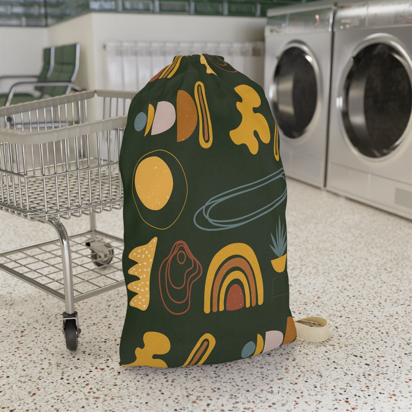 Modern Shapes Laundry Bag